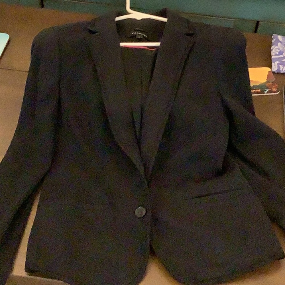 Talbots Black Jersey blazer size 6